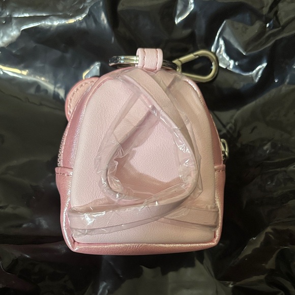 MINI Disney Pink Mouse Ears  Loungefly Backpack Keychain - Picture 2 of 5